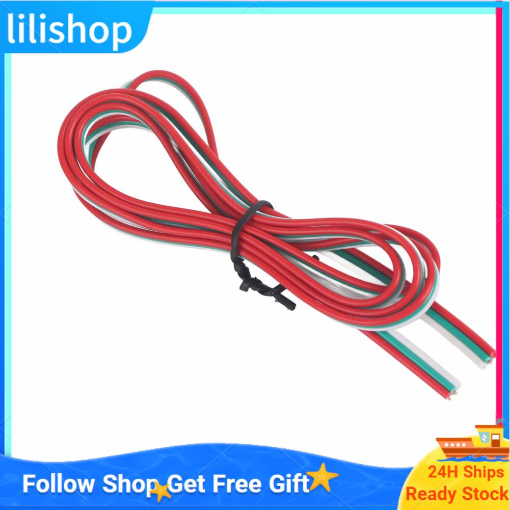 Lilishop 22 Gauge 24AWG Extension Cable Cuttable 0.3mm² 3Pin Pure Copper Wire Red and Green