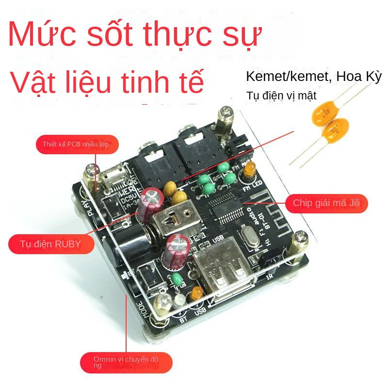 Mô Đun Nhận Tín Hiệu Âm Thanh Bluetooth Hifi 5.0 Chuyên Dụng