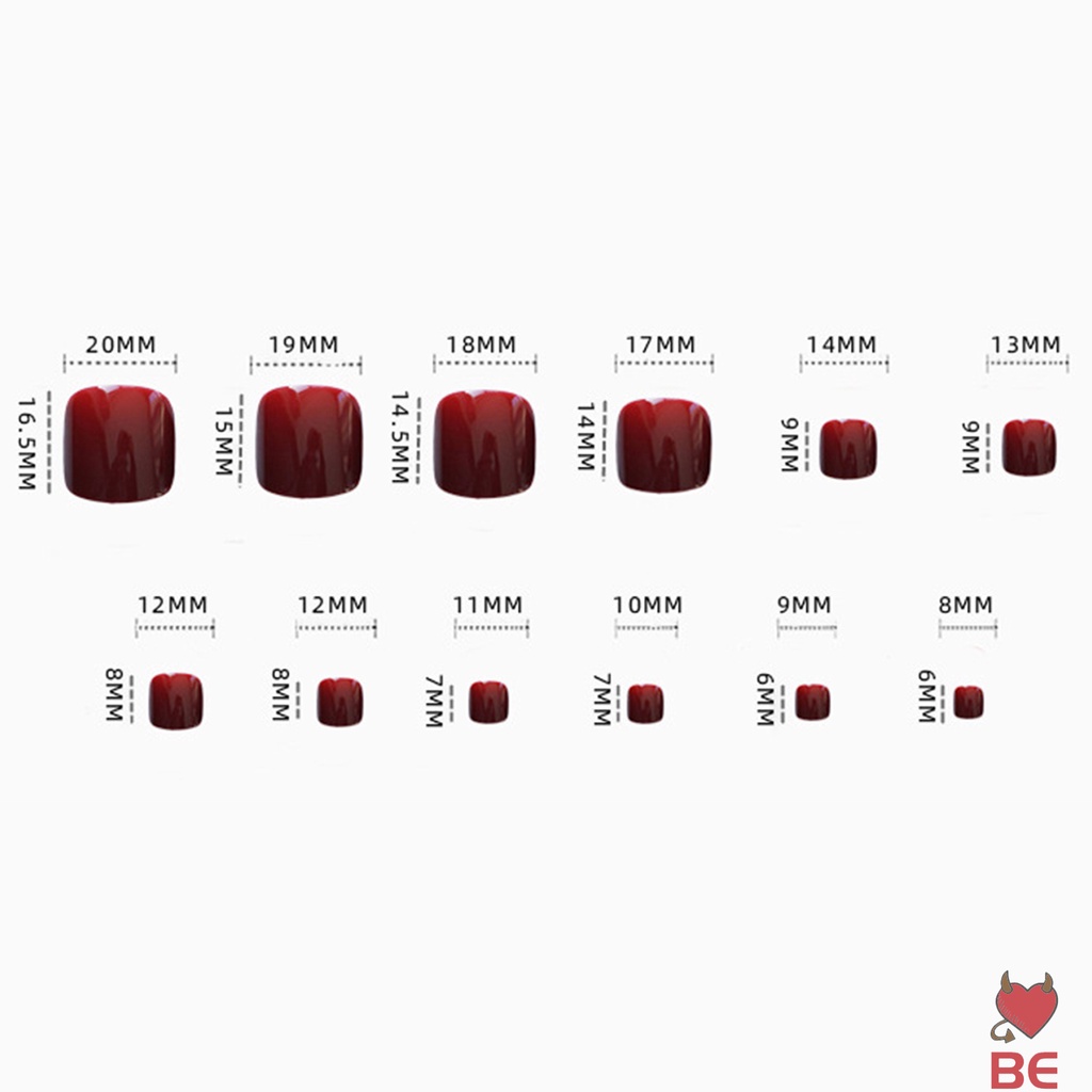 YADORNOS Móng Chân Giả Màu Đen Trơn Chống Nhòe Thời Trang Thanh Lịch Cho Nữ