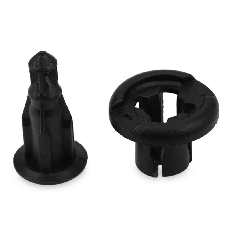 FENDER Set 2 Miếng Đệm Bảo Vệ Ghế Trước Xe Hơi Kèm 40 Đinh Tán 10mm