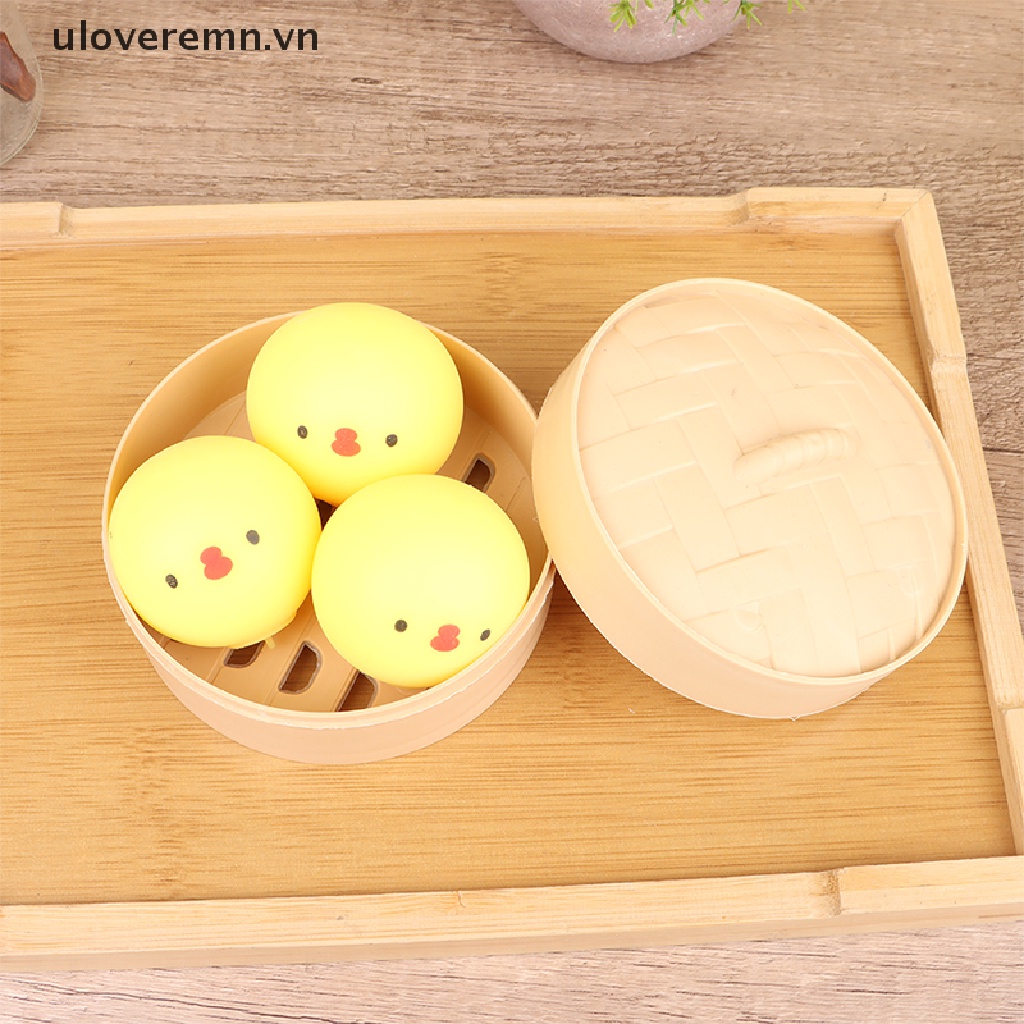 Đồ Chơi Nhồi Bông Hình Bánh Bao Hấp Độc Đáo Giảm Căng Thẳng