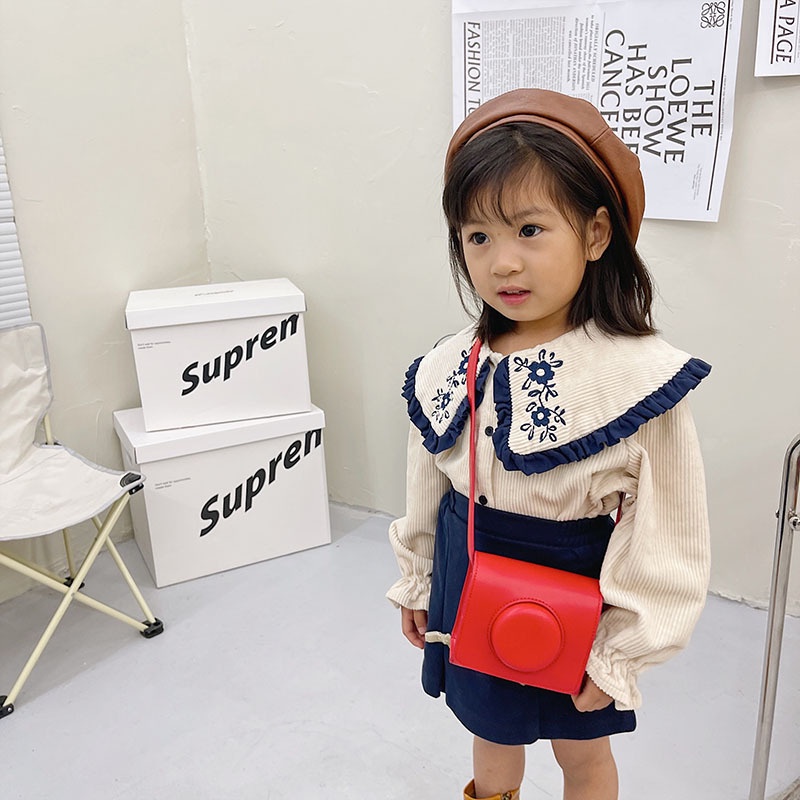 Bololo Túi Đeo Chéo Thiết Kế Mới Đơn Giản Thời Trang Mùa Xuân 2022 Dành Cho Bé