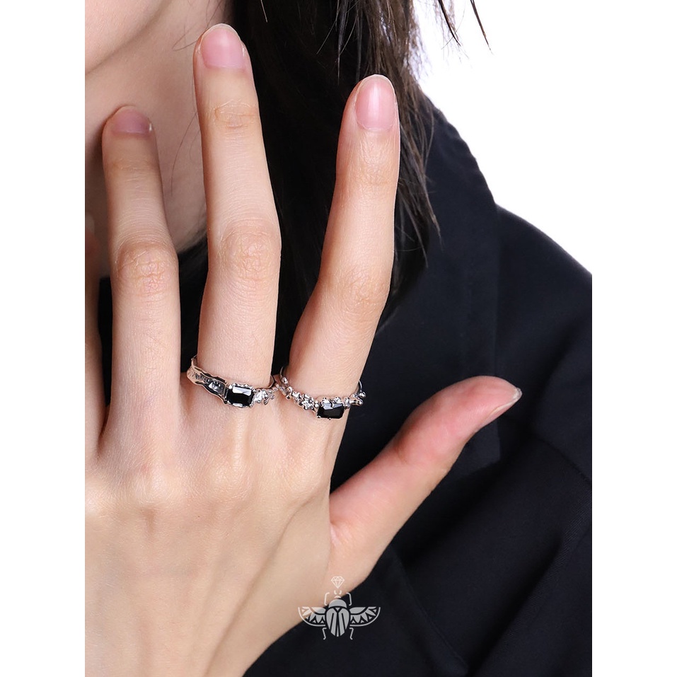 Nhẫn Đính Đá Zircon Thiết Kế Độc Đáo Thời Trang Cho Nữ