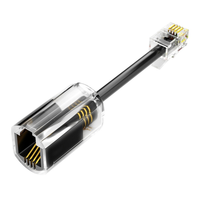 Cre Dây Cáp Điện Thoại Di Động Detangler Mạ Vàng 4P4C Không Cố Định Đường Viền Cho Văn Phòng / Gia Đình