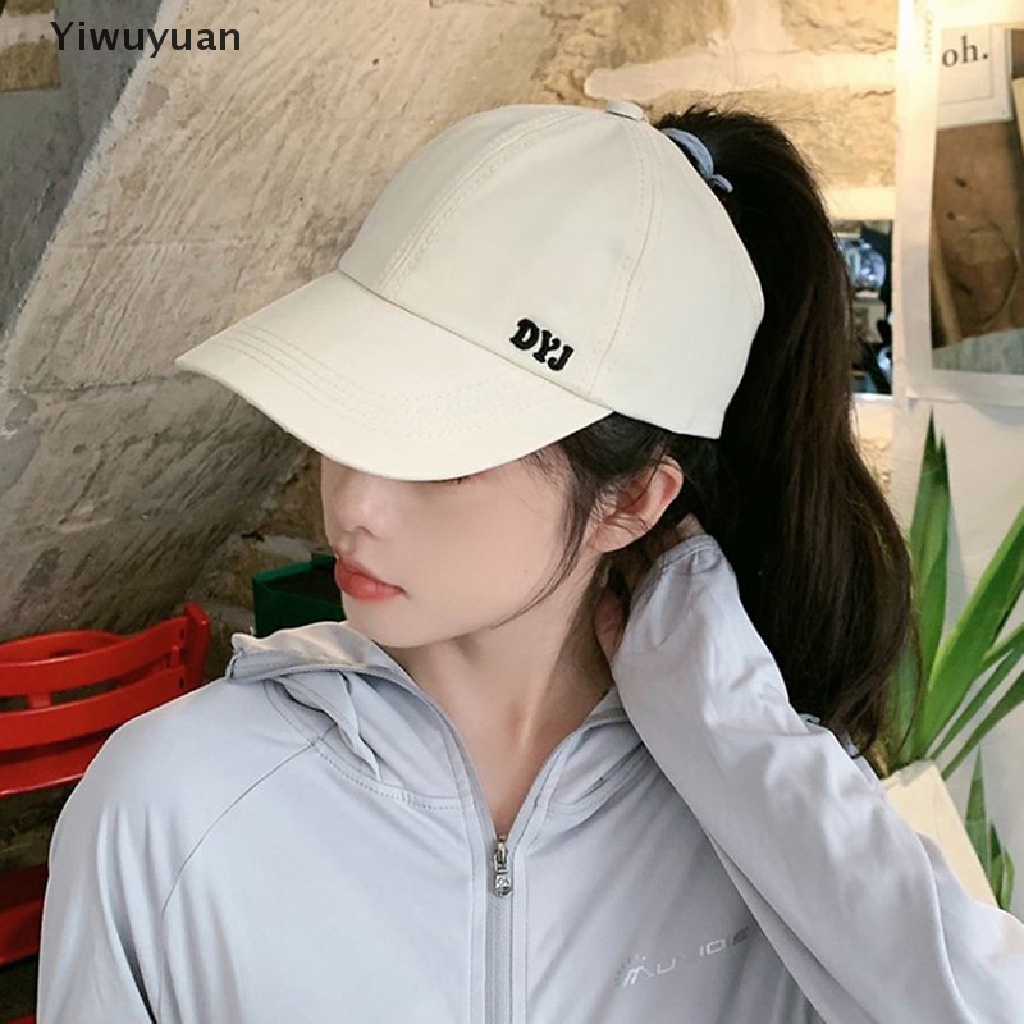 < Yiwuyuan > Mũ Lưỡi Trai Nửa Đầu Che Nắng Phong Cách Thể Thao Thường Ngày Cho Nữ