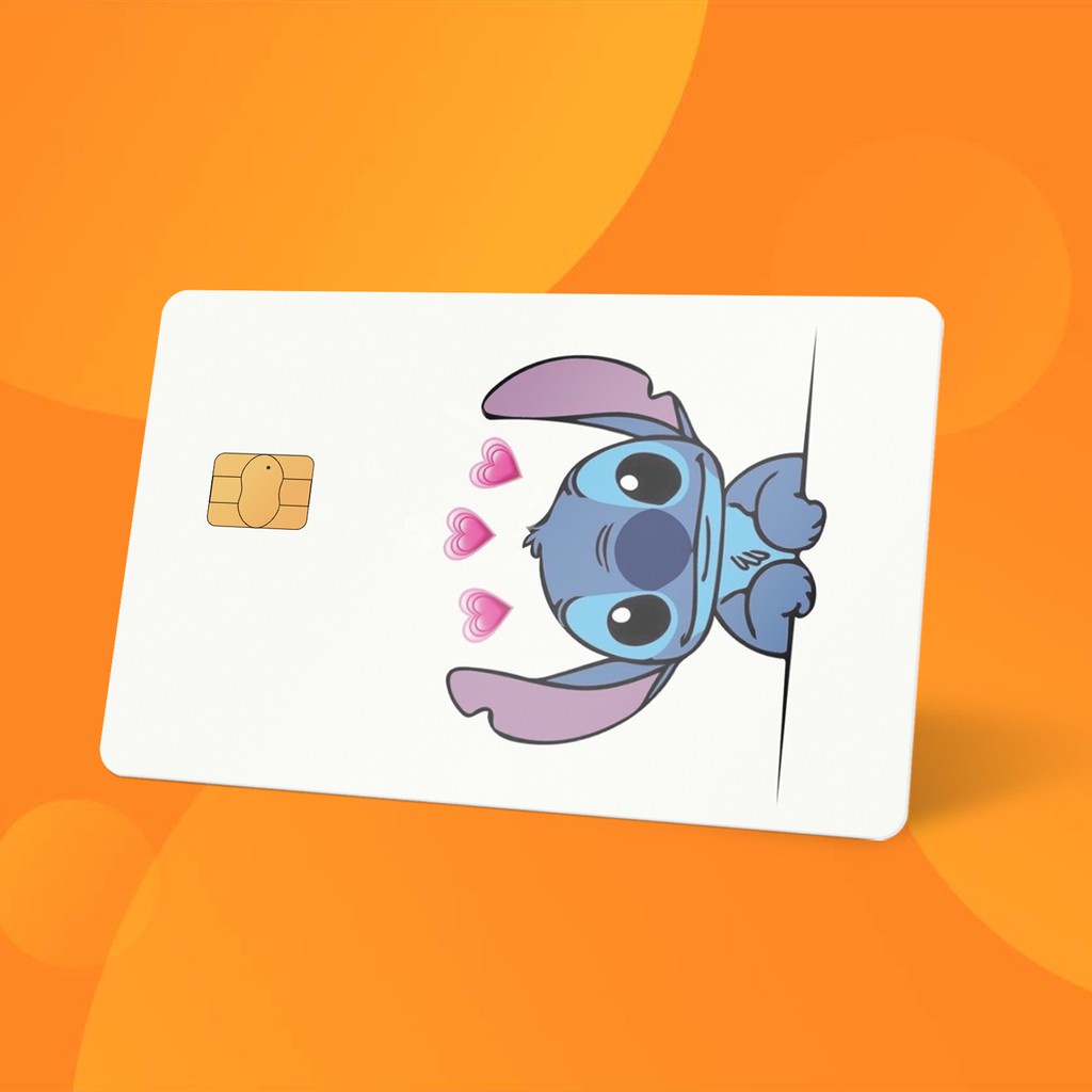 Miếng Dán Thẻ Card Stitch | SKIN ATM, Thẻ Chung Cư Trang Trí - Chất Liệu Decal Vinyl Chống Nước