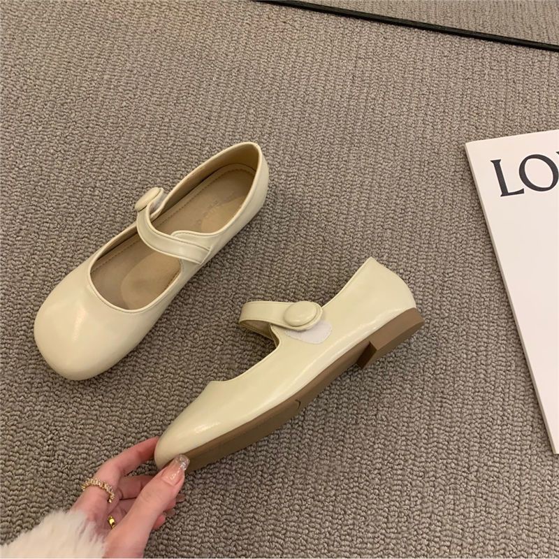 Giày Búp Bê Mary Jane Đế Bệt Thời Trang Mùa Xuân Dành Cho Nữ