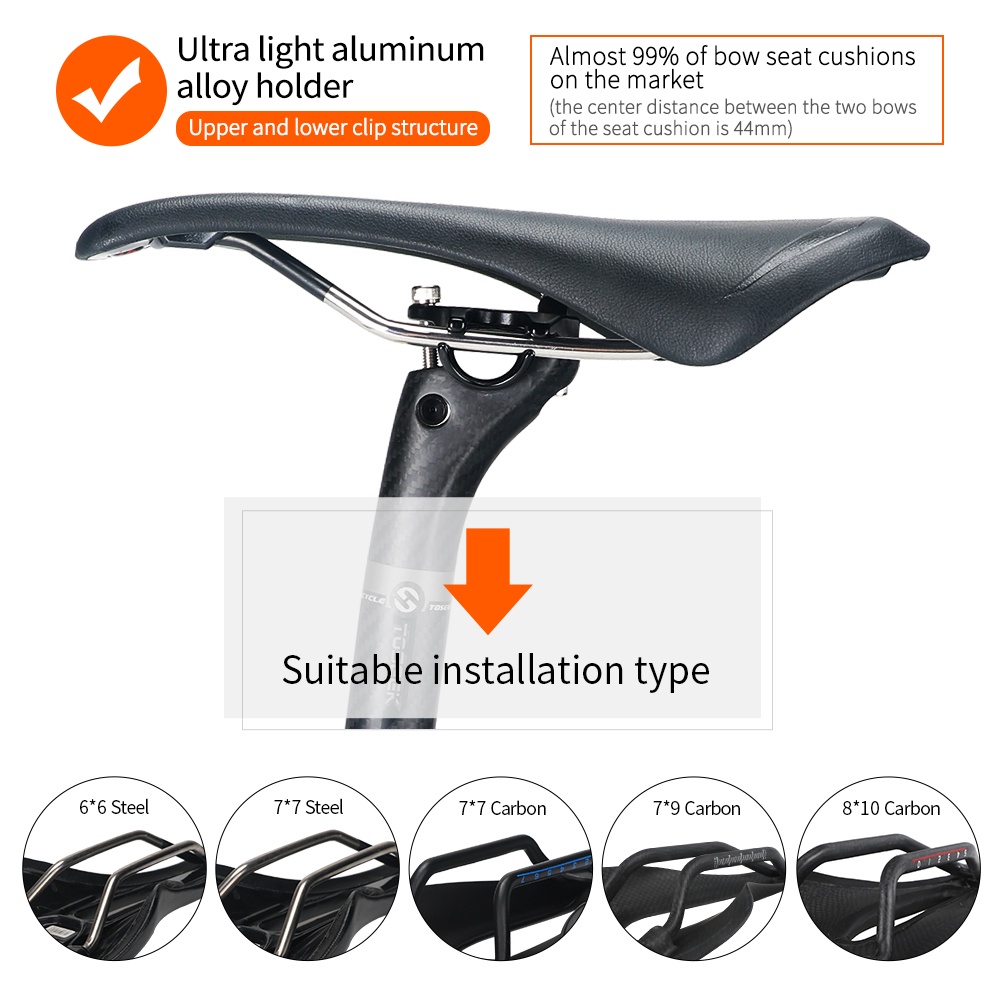 Cột Yên Xe Đạp Tosek 3K 20mm 27.2 / 30.8 / 31.6 Mtb Bằng Sợi Carbon