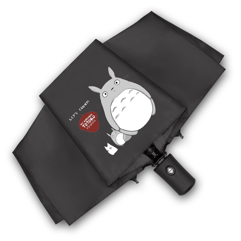 Dù Gấp Tự Động Che Nắng Mưa In Hình Totoro Dễ Thương Cho Bé