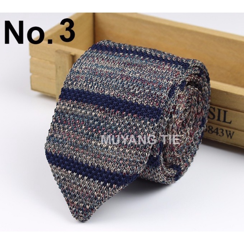 Cà Vạt Dệt Kim 7cm Thời Trang Lịch Lãm Cho Nam