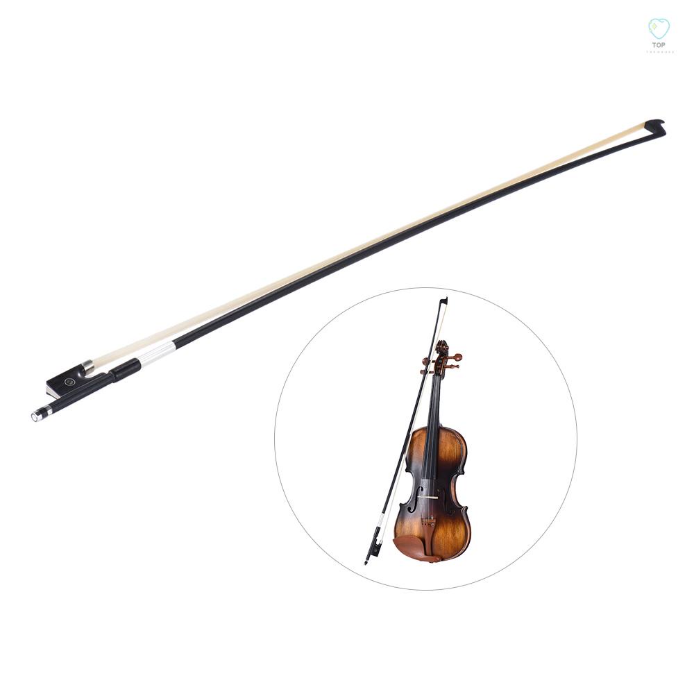 Cung Kéo Đàn Violin 4 / 4 Bằng Sợi Carbon Lông Ngựa Đàn Hương