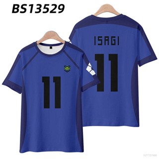 Áo Thun Tay Ngắn In Hình Brchirr Isagi 3D Thời Trang