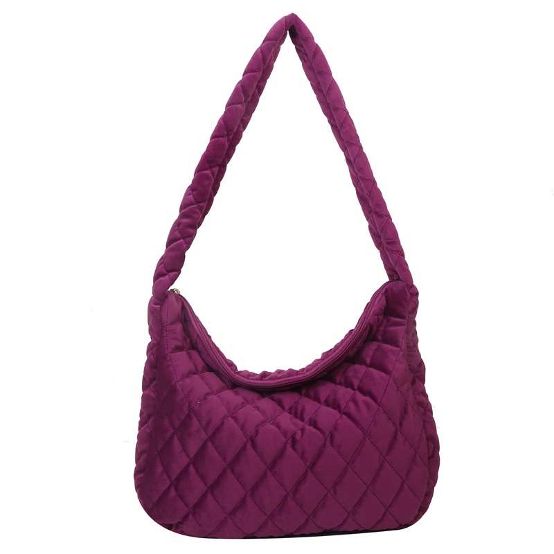 MISCHA Túi Xách Nữ Vải Nhung Cỡ Lớn Thiết Kế Đơn Giản Màu Sắc Thanh Lịch