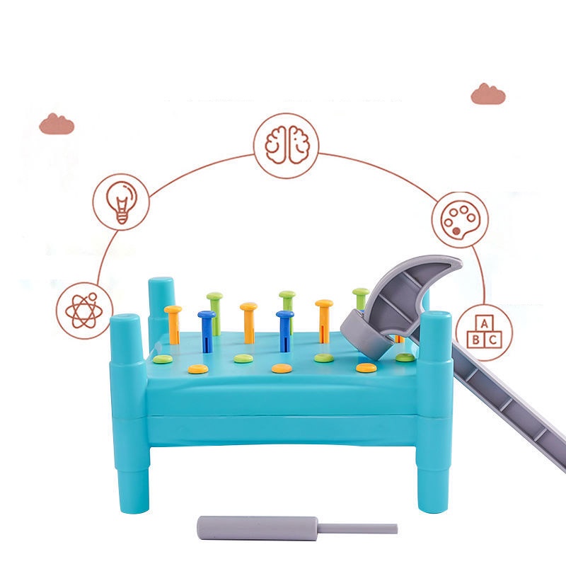 Bololo Đồ Chơi Gõ Móng Tay Bằng Gỗ Linh Hoạt Cho Bé