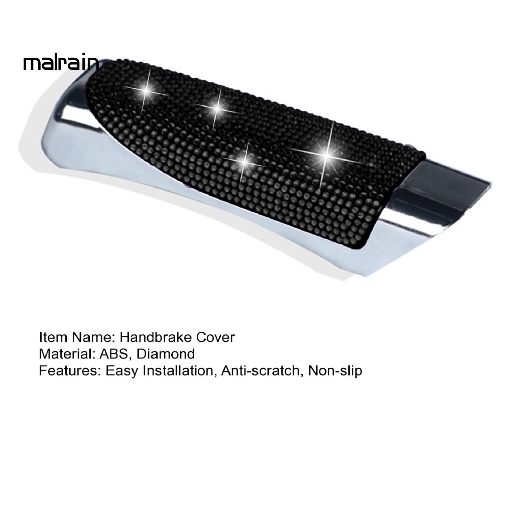 Bọc Phanh Tay Đính Kim Cương Giả Sang Trọng Chống Trượt Trang Trí Nội Thất Xe Hơi