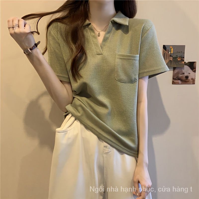 Áo Thun Nữ Ngắn Tay Dáng Rộng Phong Cách Hàn Quốc Thời Trang Mùa Hè 2023 Mới