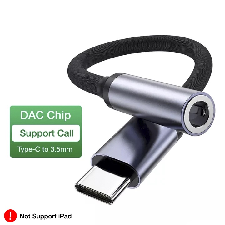 Cáp Chuyển Đổi Type c Sang Jack Tai Nghe 3.5mm Chuyên Dụng Cho Samsung / ipad