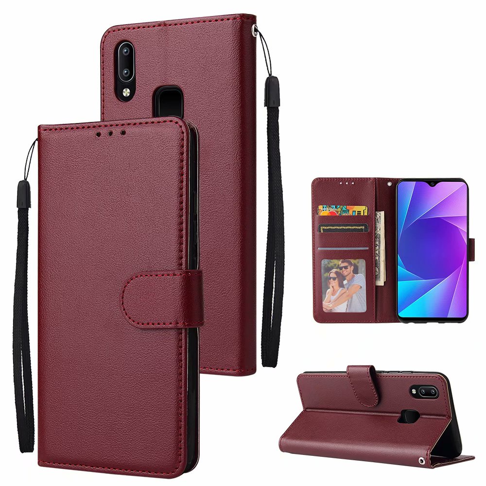 Bao Da Vivo Y12s Y11 Y20 Y21 Y91c Y33s Y15s Y30 Điện Thoại Nắp Lật Dạng Ví