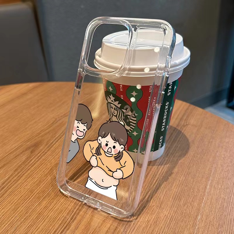 Ốp Điện Thoại TPU Mềm Trong Suốt Chống Sốc Cho IPhone 14 Pro Max 11 13 12 Pro XS Max Casing X XR 7 8 6 6S Plus