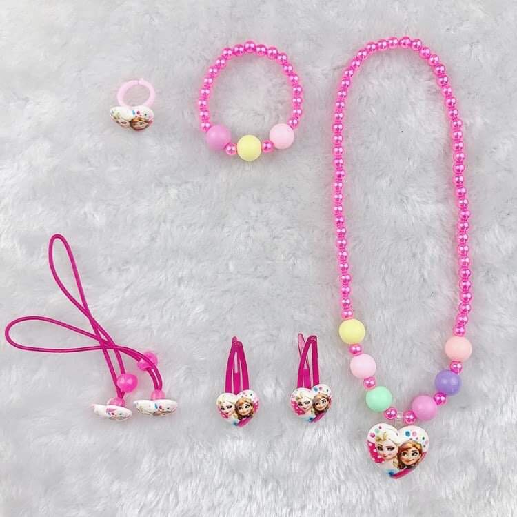 Sét dây chuyền,vòng tay,kẹp tóc ,nhẫn trẻ em đáng yêu S9 MPTH111