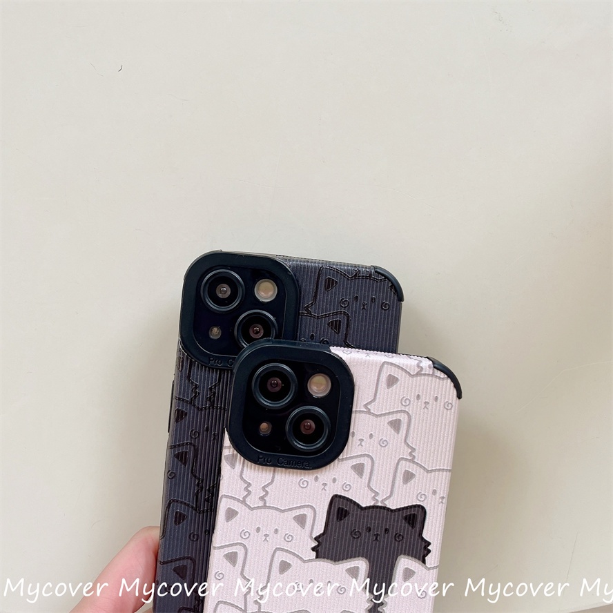 Ốp Điện Thoại Mềm Chống Sốc In Hình Mèo Cho iPhone 14 13 12 11 Pro Max SE2020 X Xr Xs Max 8 7 Plus