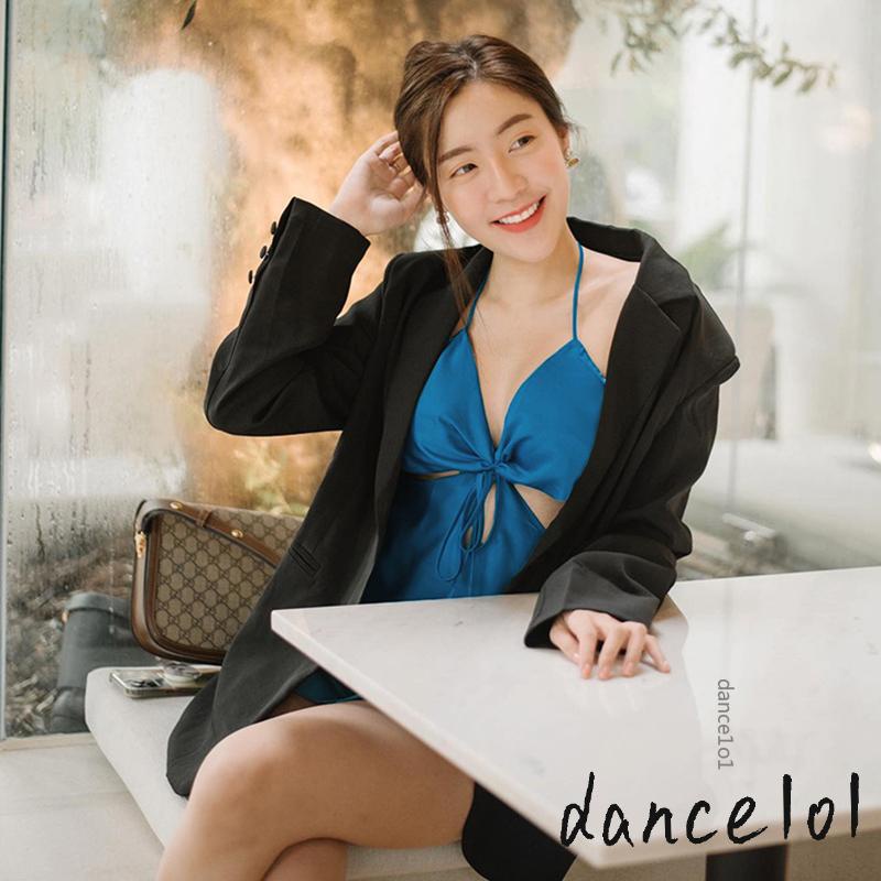 Đầm Khiêu Vũ 1O1 Không Tay Hở Lưng Thời Trang Mùa Hè Cho Nữ