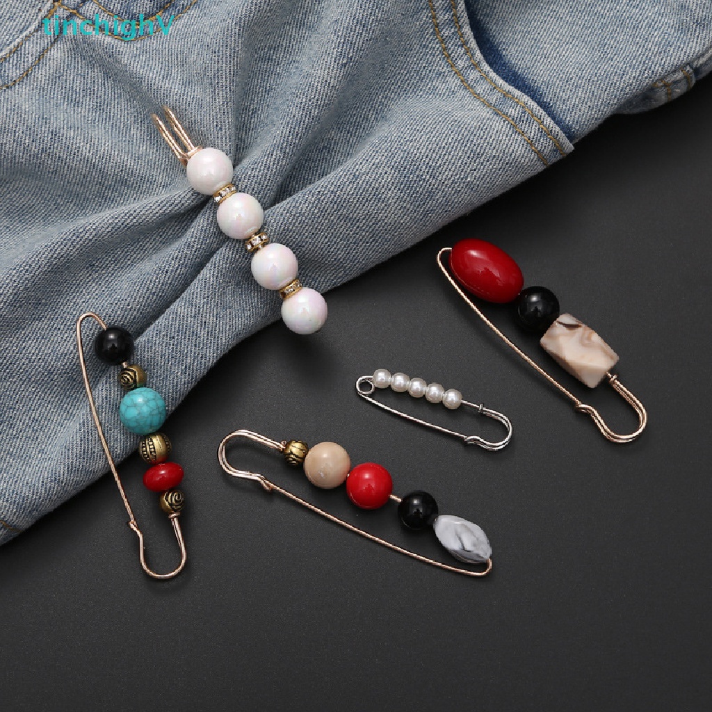 Ghim Cài Áo Hình Chữ Ch Đính Đá Tự Nhiên Phong Cách Vintage Thời Trang Cho Nữ