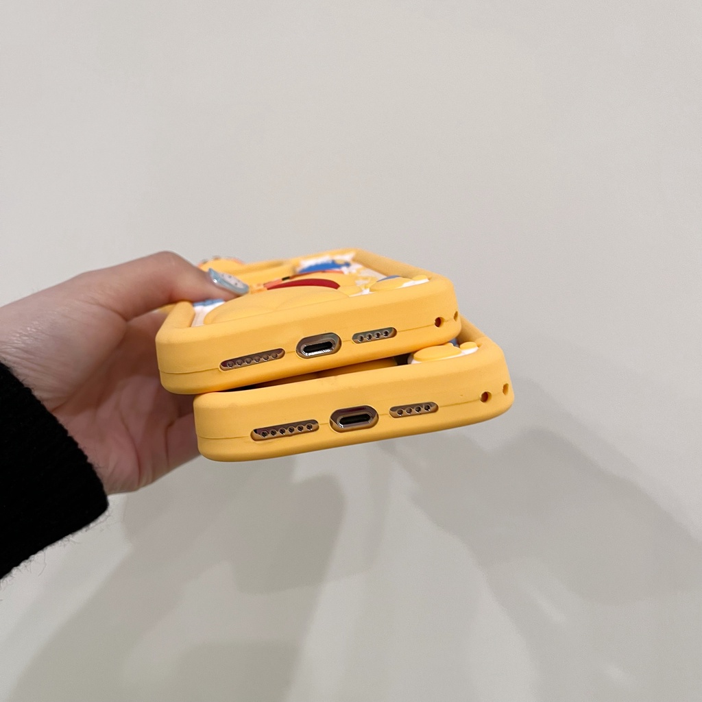 Ốp Điện Thoại Silicon Chống Sốc Hình Gấu Cho IPhone 14 Pro Max 13 Pro Max 12 Pro Max 11 Pro Max