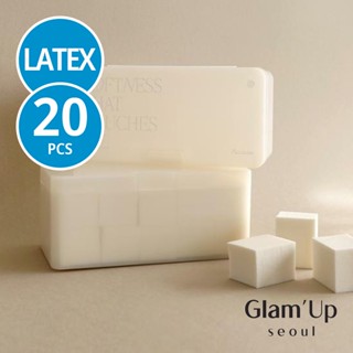 [PICCASSO] Set 20 Mút Trang Điểm Hình Vuông Bằng Latex Phong Cách Hàn Quốc