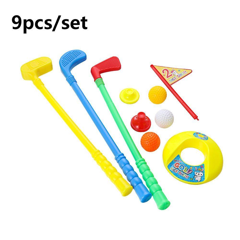 Set 9 Quả Bóng Golf Nhựa Đồ Chơi Cho Bé