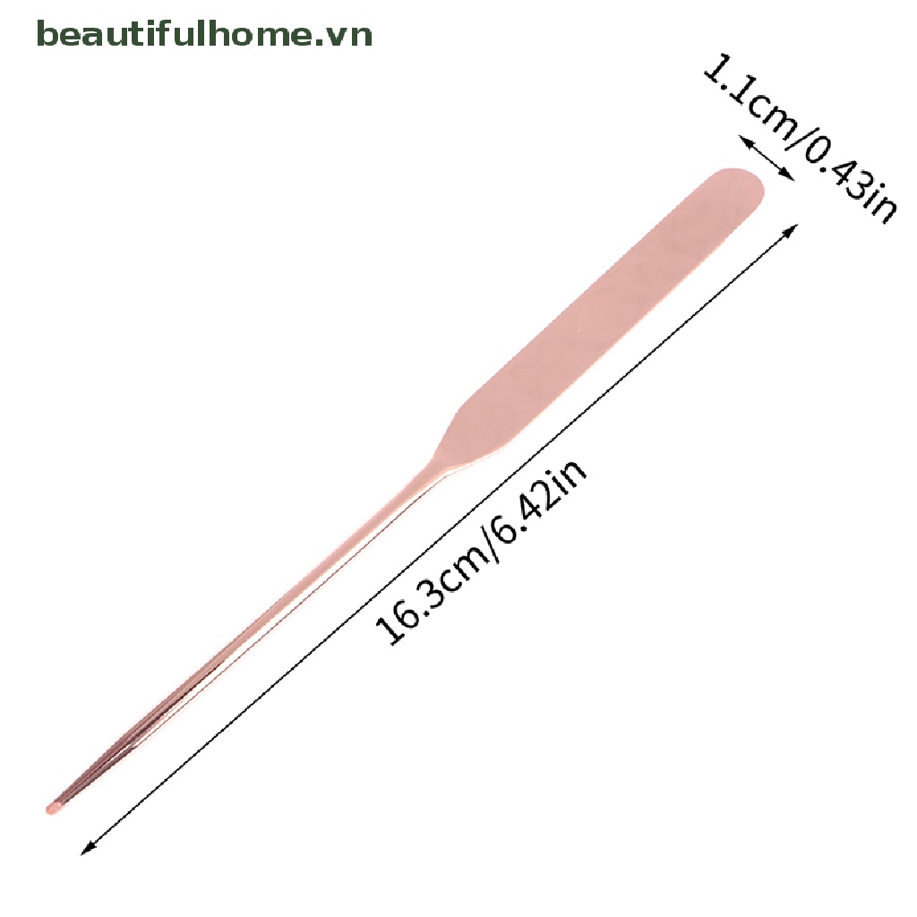 1 Cây Trộn Kem Nền Hai Đầu Bằng Thép Không Gỉ