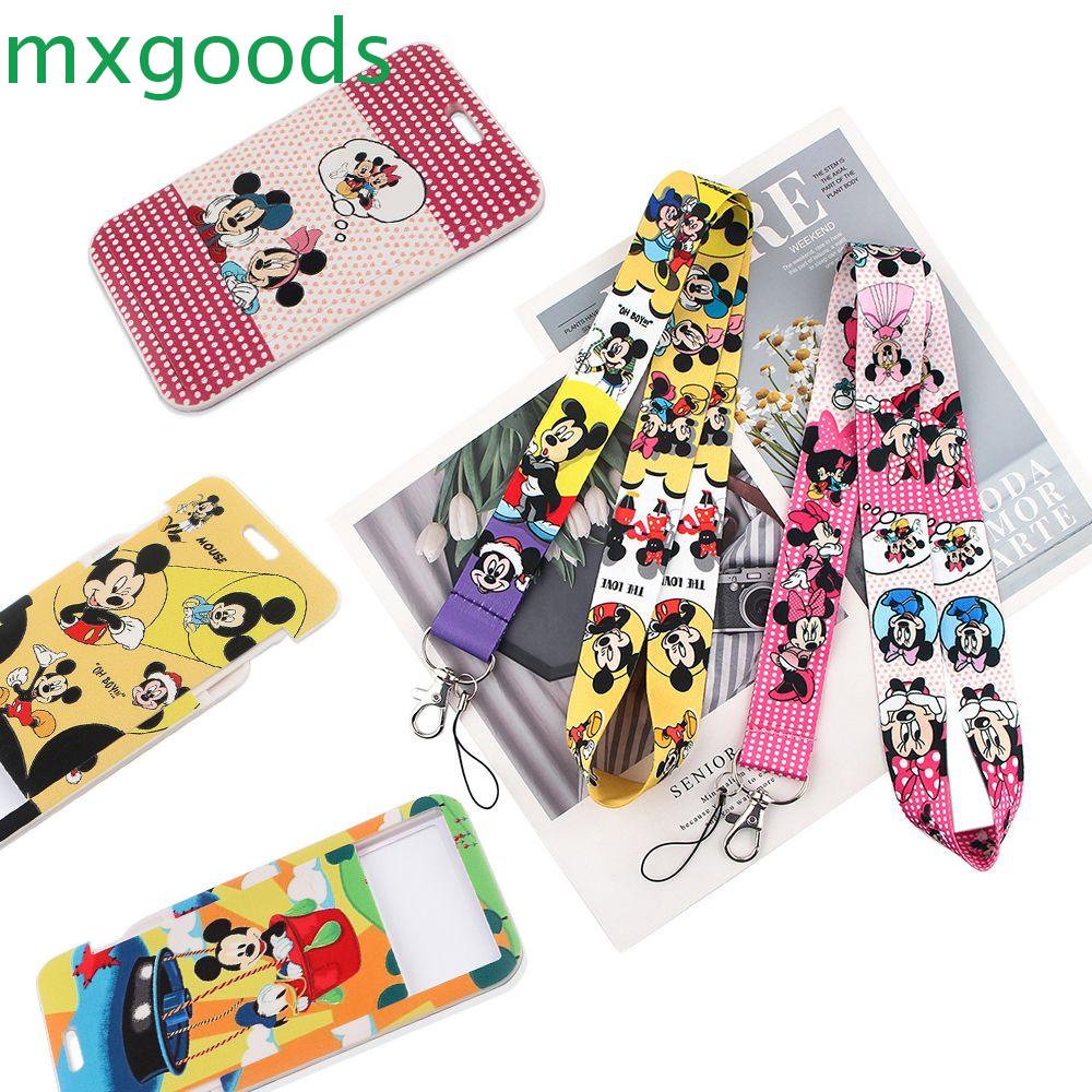 Dây Đeo Cổ Họa Tiết Chuột Mickey Minnie Dễ Thương Để Gắn Điện Thoại Tiện Dụng