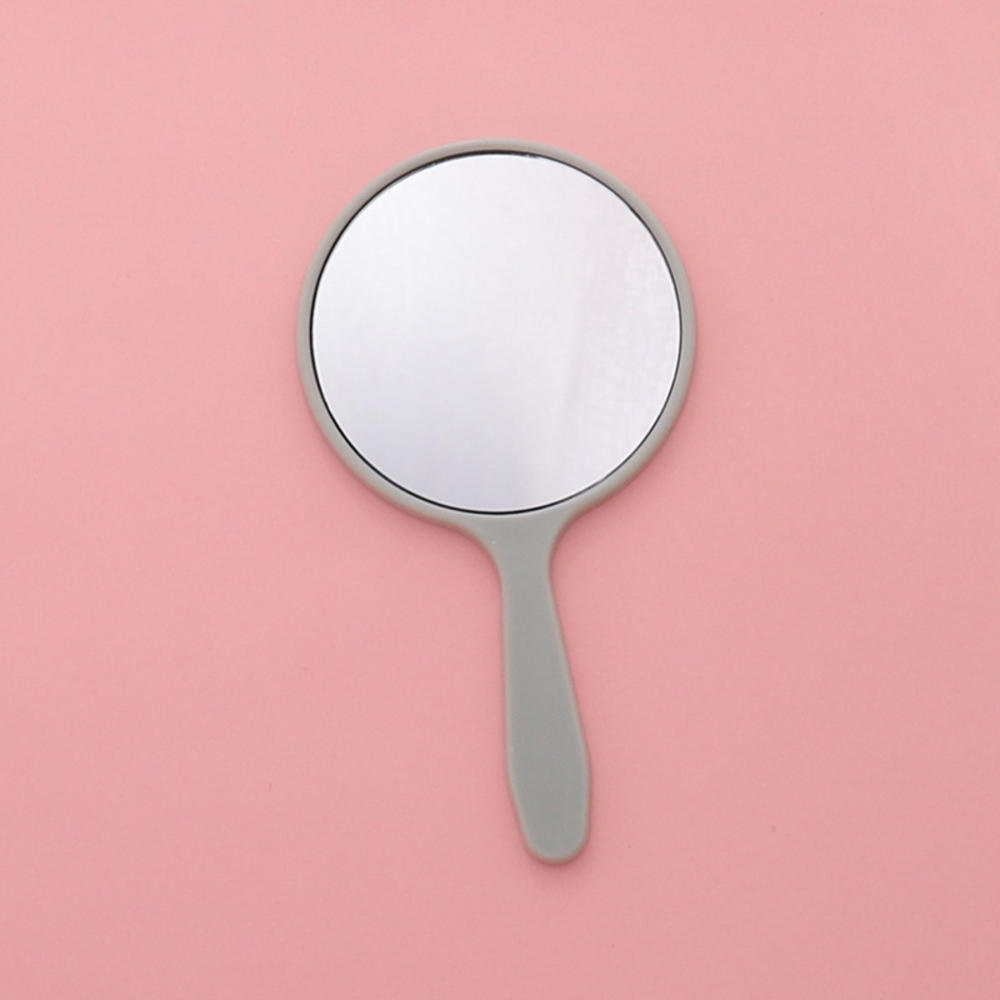 Gương Trang Điểm Cầm Tay Hình Tròn Tiện Lợi Dễ Sử Dụng