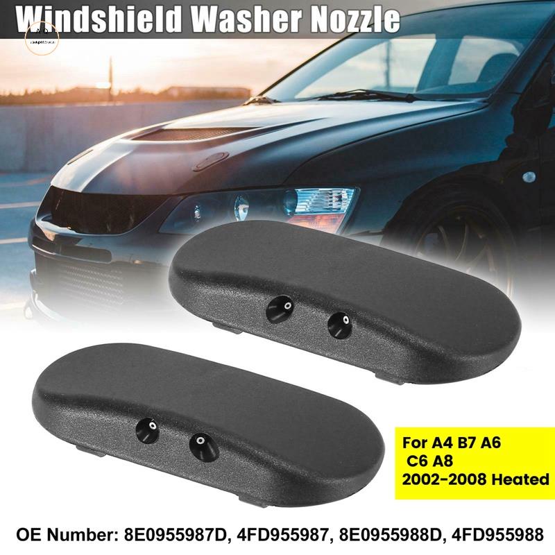 Vòi Phun Nước Rửa Kính Chắn Gió Xe Hơi 4F 4 L L & R0955987Ốp Điện Thoại Thời Trang Cho A / 4F A / 4F0955988Phụ Kiện Sưởi Ấm Chuyên Dụng Cho Xe Hơi Audi A4 B7 A6 C6 A8 2002-2008