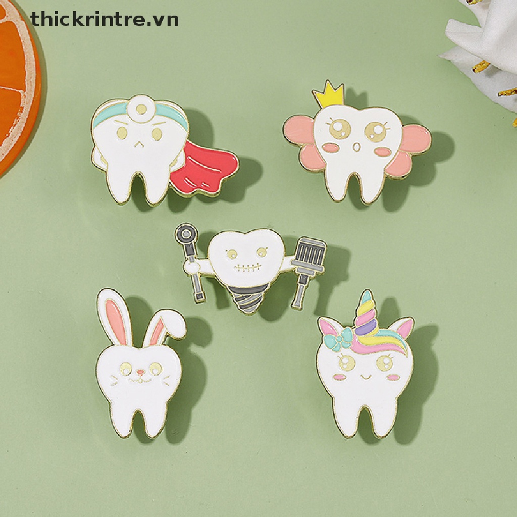 Ghim Cài Áo Hình Chiếc Răng Thời Trang
