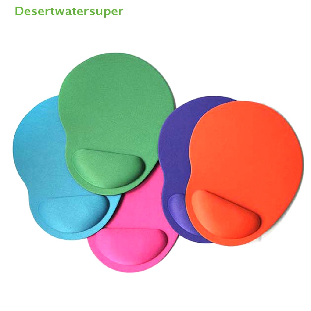 Miếng Lót Chuột EVA Có Đệm Bảo Vệ Cổ Tay Màu Sắc Trơn Sáng Tạo Thân Thiện Với Môi Trường Dành Cho Pc Laptop