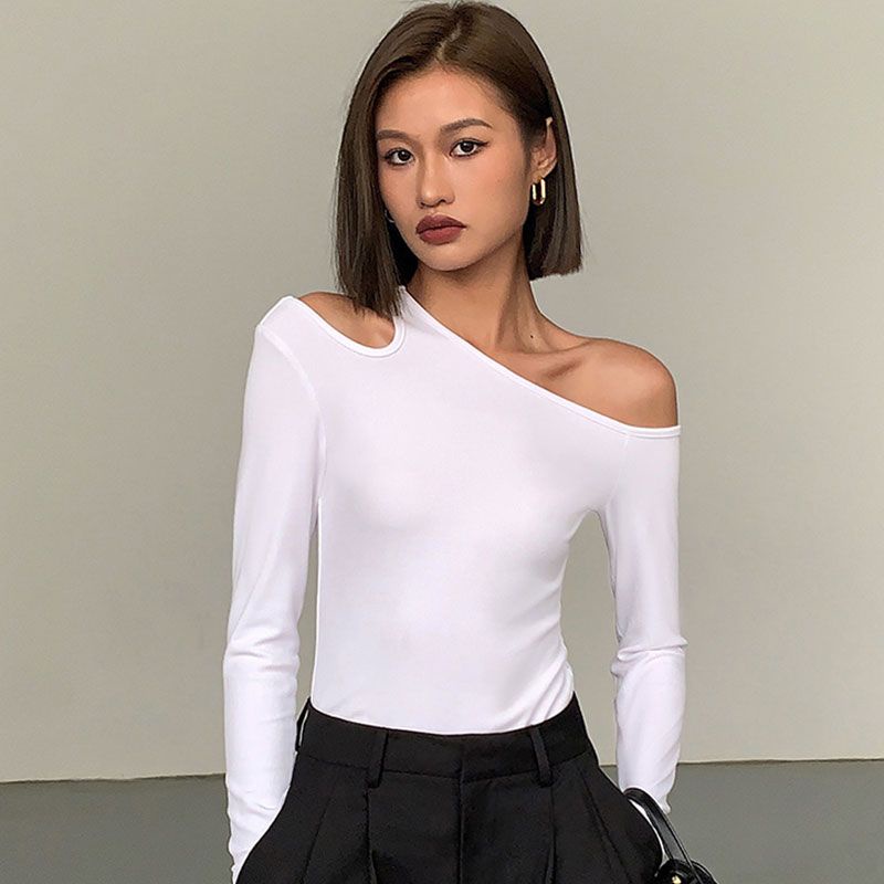 Áo Kiểu Dáng Ôm Hở Vai Thời Trang Mùa Xuân Mới 2023