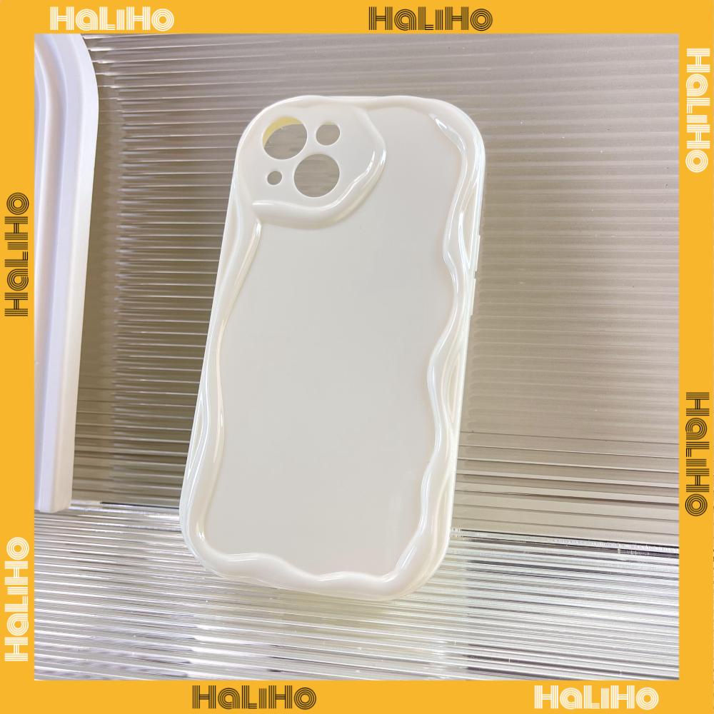 Case iPhone 11 Pro Max TPU Soft Simple Case Glossy Curved Wave Case Clear White Black Camera Protection Shockproof For iPhone 14 13 12 11 Plus Pro Max 7 Plus X XR