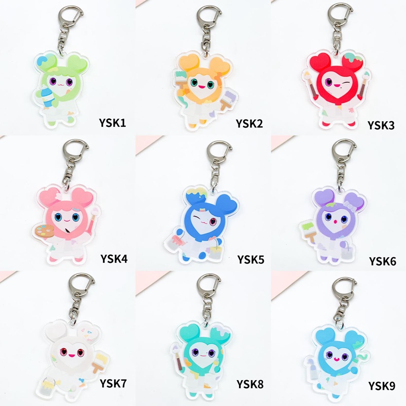 Aayetd Móc Khóa Acrylic Hai Mặt Hình Ảnh Hoạt Hình Twice