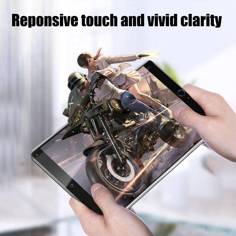 Miếng Dán Màn Hình HD Cho iPad Pro 11 12.9 2018 2020 2021 2022 10 9 8 7 6 5 10.9 10.2 9.7 inch Mini 6 5 4 3 2 1 10.5 10.9 7.9 8.3 inch Dụng Cụ Chặn Cửa Chuyên Dụng Chất Lượng Cao
