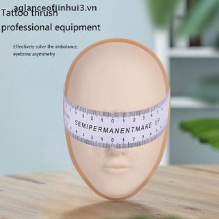 ~AFHVN~ Reusable Makeup Brow Measure Eyebrow Guide Ruler Permanent Tools  .