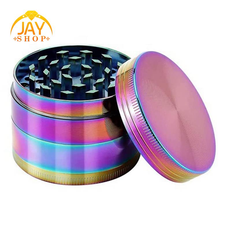 Máy Mài 2 Inch 4 Lớp Bằng Hợp Kim Kẽm Màu Cầu Vồng Hiệu Quả
