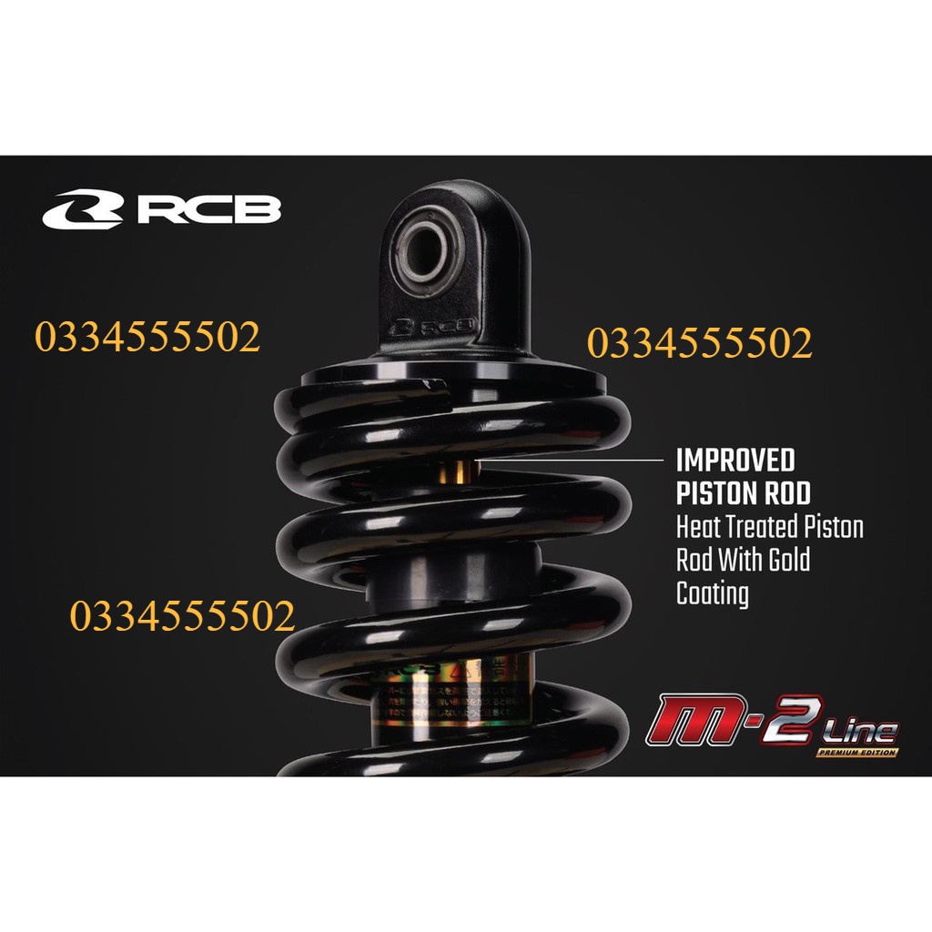 Phuộc sau RCB mẫu M2 Winner Sonic. xe Ex135 - Ex150 -