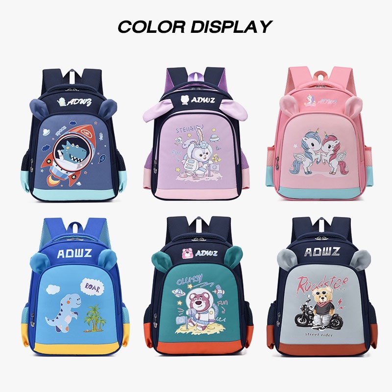 Bololo Ba Lô Hoạt Hình Nhiều Ngăn Sức Chứa Lớn Thời Trang Cho Bé