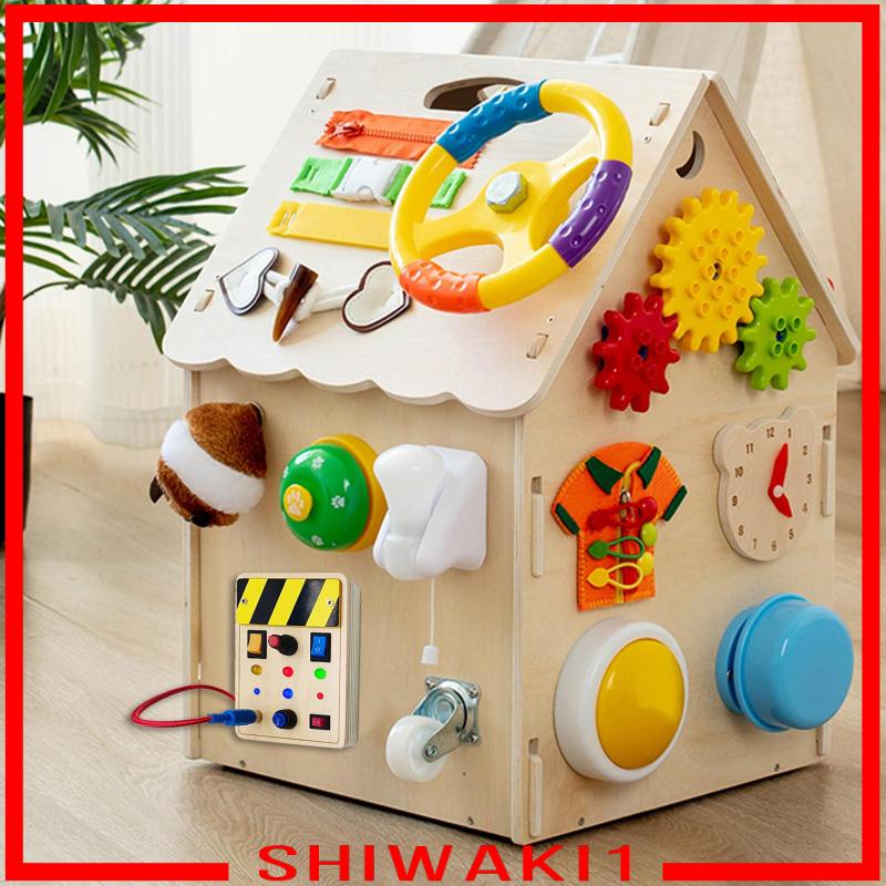 Bảng Đồ Chơi Bằng Gỗ Ánh Sáng Theo Phương Pháp Montessori Cho Bé Mới Biết Đi