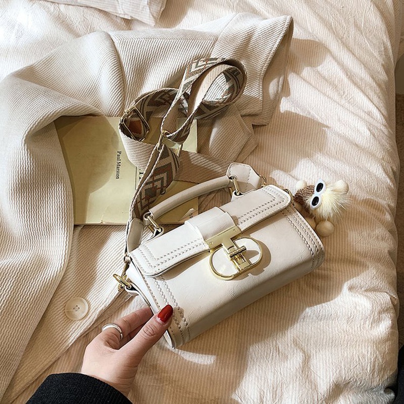 Túi Xách Dây Đeo Bản Rộng Thiết Kế Đơn Giản Cho Nữ