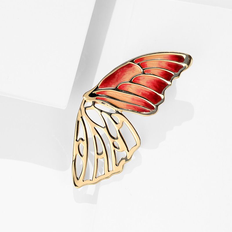 Ghim Cài Áo Hình Bướm Tráng Men Sang Trọng Phong Cách Trung Hoa Cổ Điển