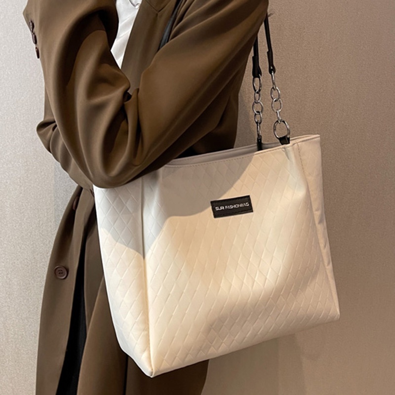 Túi Xách Da Mềm Đính Kim Cương Sức Chứa Lớn Đa Năng Cho Nữ