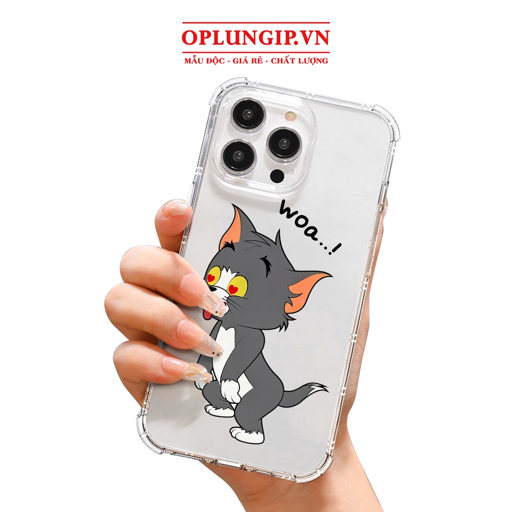 Ốp iphone Jerry gợi cảm dẻo trong suốt cho iphone 11 pro max 12 pro max 13 14 pro max mini x r s xs max 6 s 7 8 plus