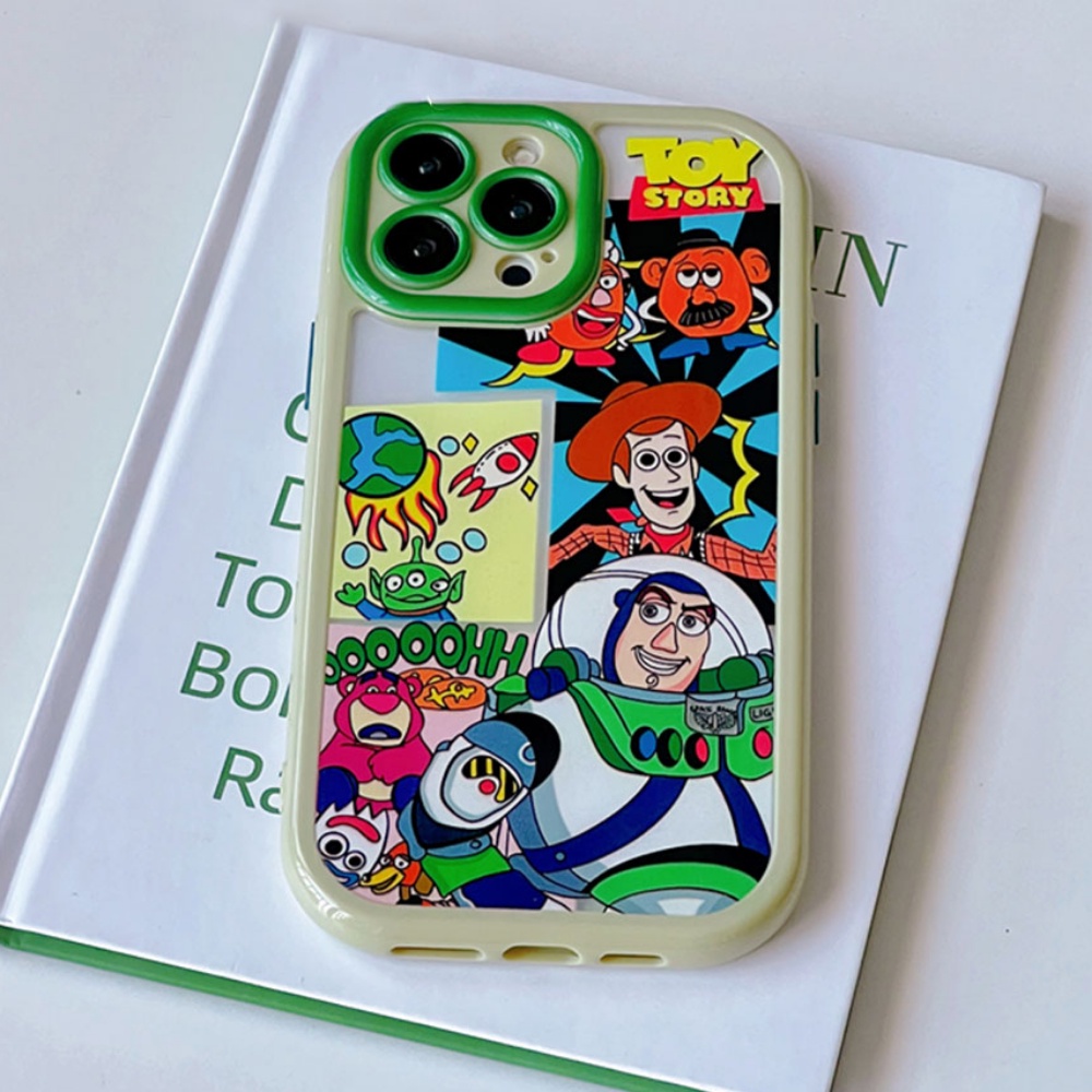 Ốp Điện Thoại TPU Dẻo Họa Tiết Hoạt Hình Buzz Lightyear Dễ Thương Chống Sốc Cho IPhone 11 12 13 14 Pro Max 14 Plus